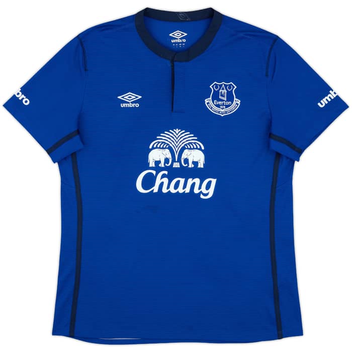 2014-15 Everton Home Shirt Oviedo #8 - 7/10 - (L)