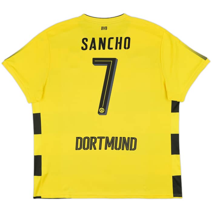 2017-18 Borussia Dortmund Home Shirt Sancho #7 - 8/10 - (3XL)