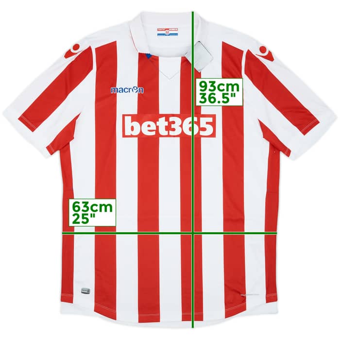 2016-17 Stoke City Home Shirt Crouch #25 (5XL)