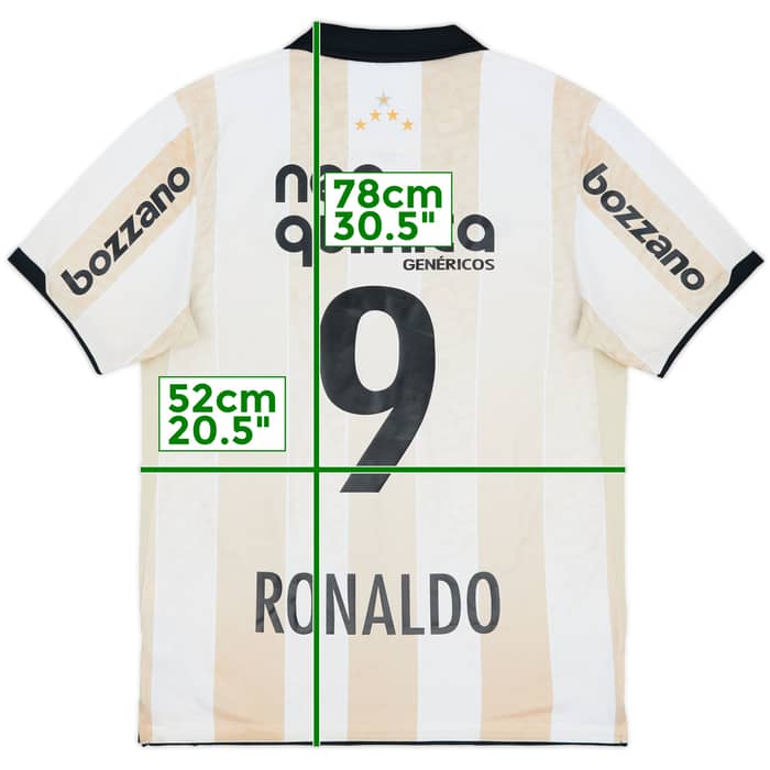 2010 Corinthians '100 Year Anniverary' Shirt Ronaldo #9 - 9/10 - (M)
