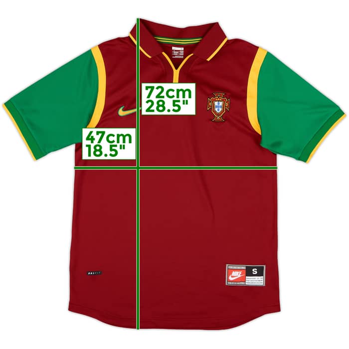 2008 Portugal Nike Retro 1998-00 Home Shirt - 9/10 - (S)