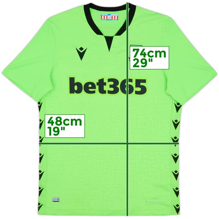 2021-22 Stoke City GK S/S Shirt - 10/10 - (M)