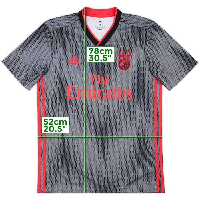 2019-20 Benfica Away Shirt - 10/10 - (M)