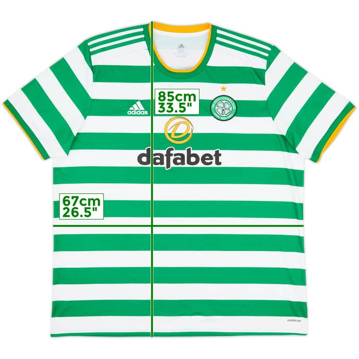 2020-21 Celtic Home Shirt - 8/10 - (XXL)
