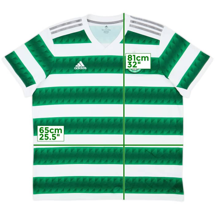 2022-23 Celtic Home Shirt - 8/10 - (XXL)