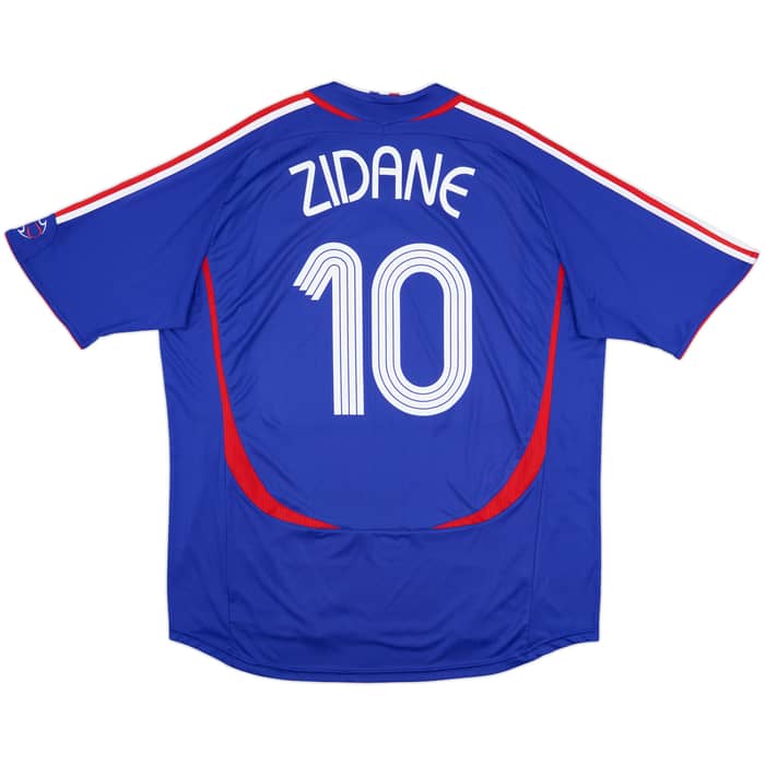 2006-07 France Maillot Domicile Zidane #10 - 8/10 - (S)