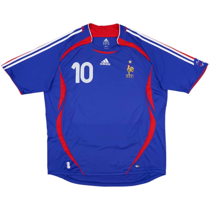2006-07 France Maillot Domicile Zidane #10 - 6/10 - (S)