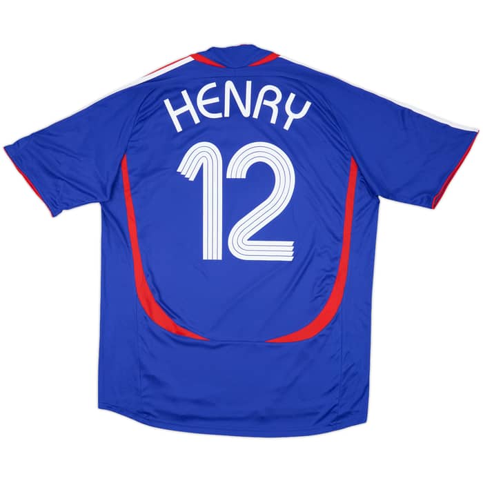 2006-07 France Maillot Domicile Henry #12 - 8/10 - (S)