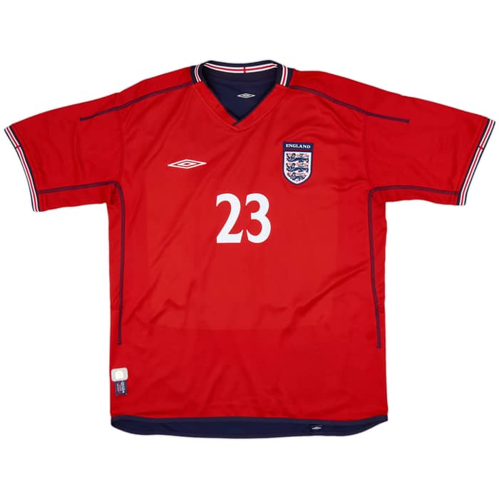 2002-04 England Away Shirt Rooney #23 - 7/10 - (L)