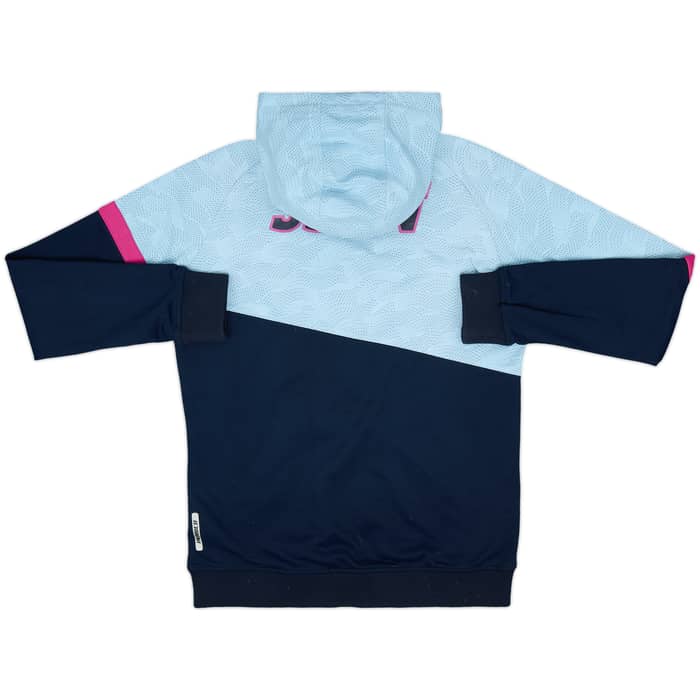 2020-21 Napoli Kappa Hooded Track Jacket - 8/10 - (L.Boys)
