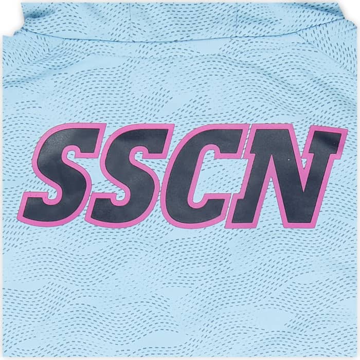 2020-21 Napoli Kappa Hooded Track Jacket - 8/10 - (L.Boys)