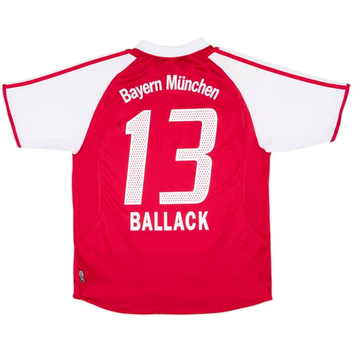 2003-04 Bayern Munich Home Shirt Ballack #13 - 7/10 - (XL.Boys)