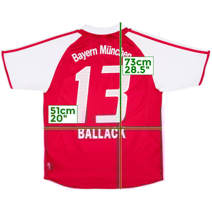2003-04 Bayern Munich Home Shirt Ballack #13 - 7/10 - (XL.Boys)