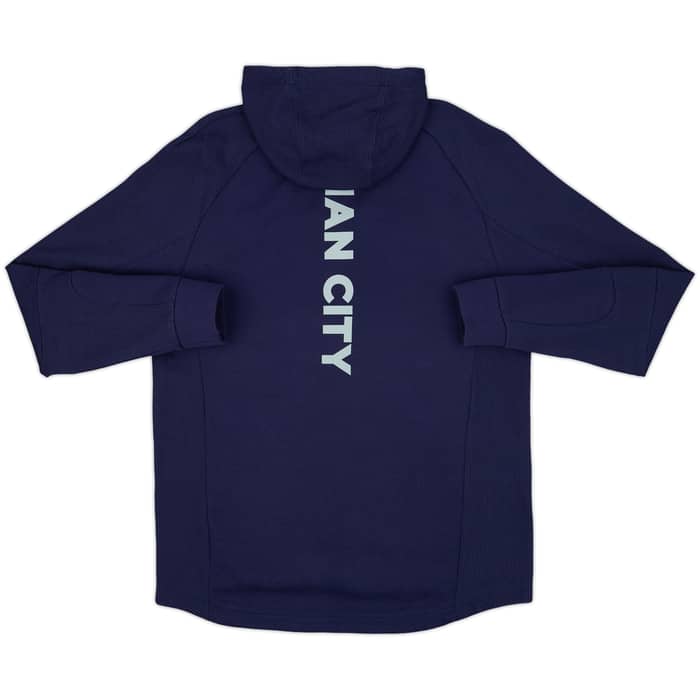 2021-22 Manchester City Puma Casuals Hooded Jacket - 8/10 - (L)