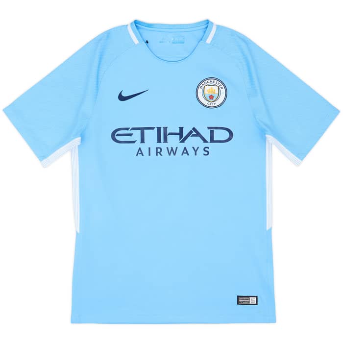 2017-18 Manchester City Home Shirt Kun Aguero #10 - 8/10 - (S)