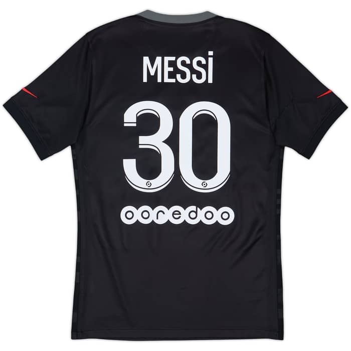 2021-22 Paris Saint-Germain Third Shirt Messi #30 - 8/10 - (S)