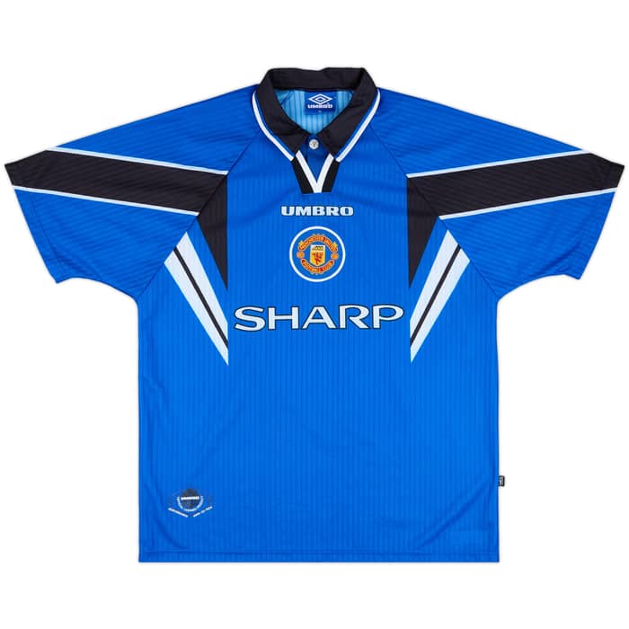 1996-98 Manchester United Third Shirt Beckham #10 - 9/10 - (XL)