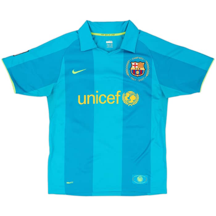 2007-09 Barcelona Away Shirt and Shorts Ronaldinho #10 - 9/10 - (M)