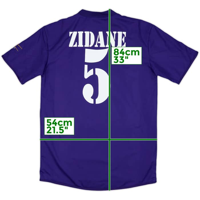 2001 Real Madrid Third Shirt Zidane #5 - 9/10 - (L)