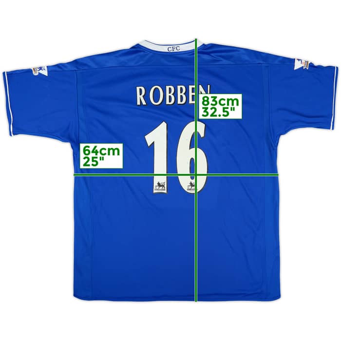 2003-05 Chelsea Home Shirt Robben #16 - 5/10 - (XXL)