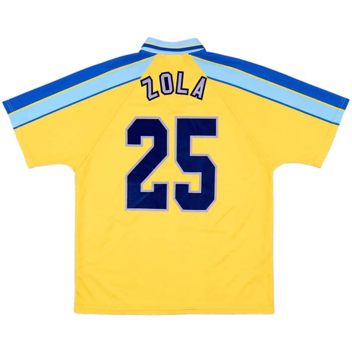 1996-97 Chelsea Away Shirt Zola #25 - 8/10 - (L)