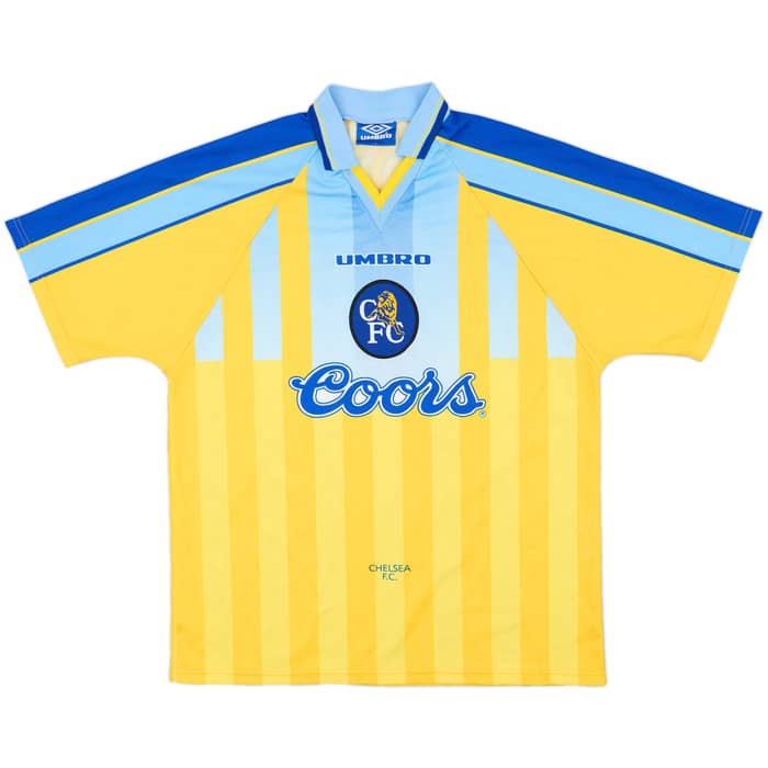 1996-97 Chelsea Away Shirt Zola #25 - 8/10 - (L)