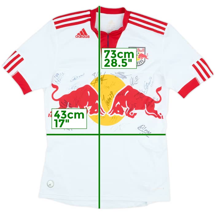 2009-10 RB Salzburg Squad Signed Home Shirt - 7/10 - (S)