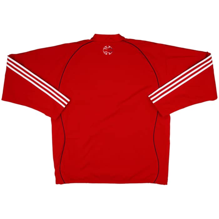 2006-07 Bayern Munich adidas Reversible 1/4 Zip Sweat Top - 10/10 - (L)
