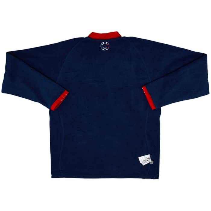 2006-07 Bayern Munich adidas Reversible 1/4 Zip Sweat Top - 10/10 - (L)