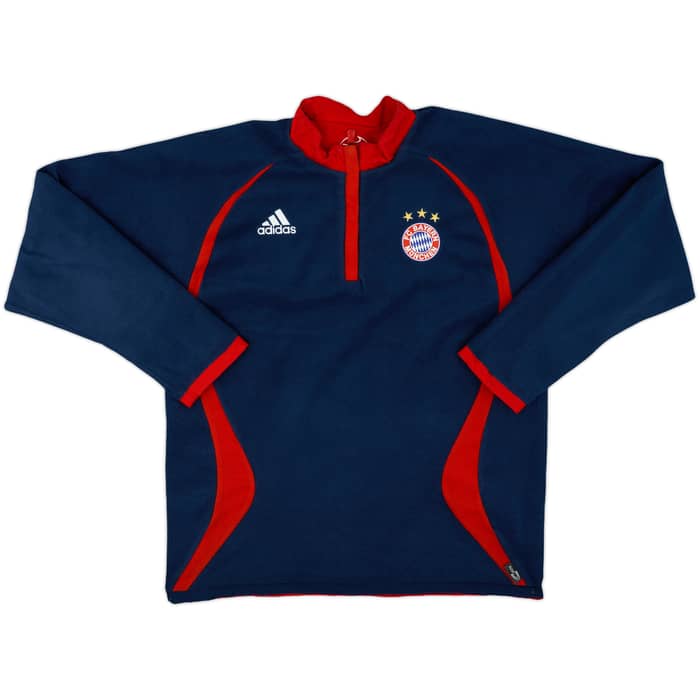 2006-07 Bayern Munich adidas 1/4 Zip Reversible Fleece Top - 9/10 - (M/L)