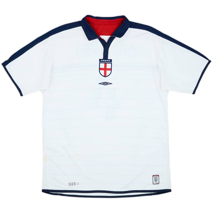 2003-05 England Home Shirt Gerrard #4 - 6/10 - (XL)