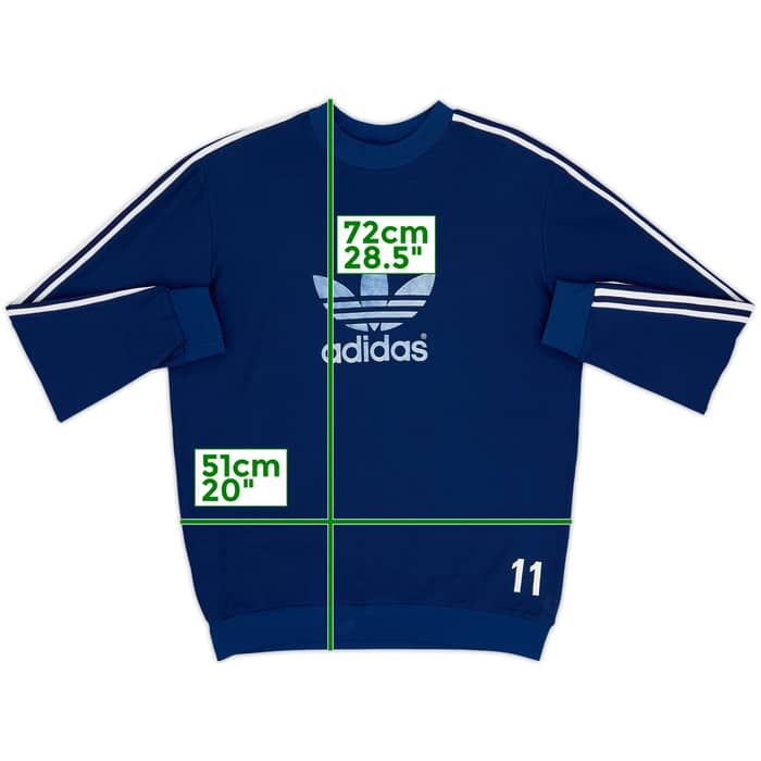 Sudadera adidas versión jugador del Lugano 1988-89 #11 - 6/10 - (M/L)