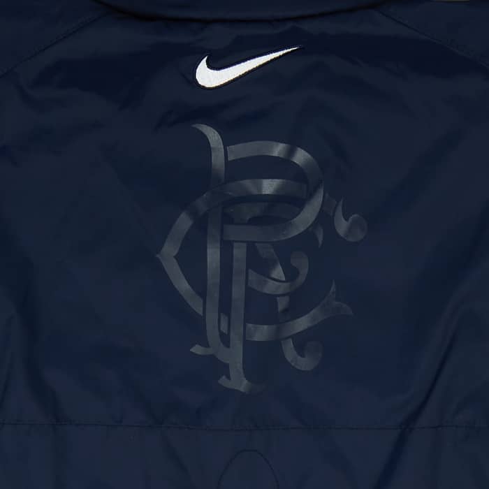 1999-00 Rangers Nike Hooded Rain Jacket - 9/10 - (M)