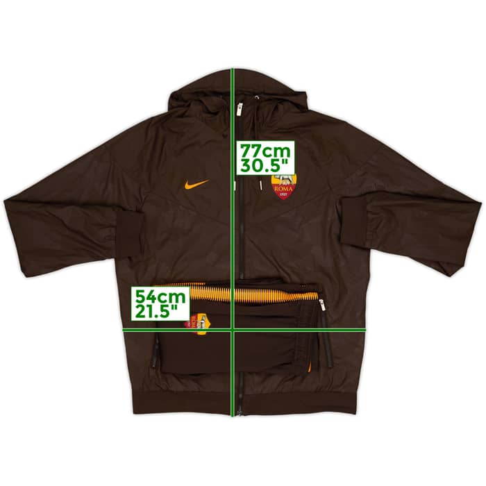 2017-18 Roma Nike Hooded Tracksuit - 6/10 - (M)