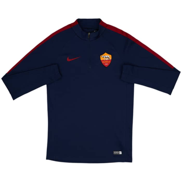 2016-17 Roma Nike 1/4 Zip Tracksuit - 5/10 - (S)