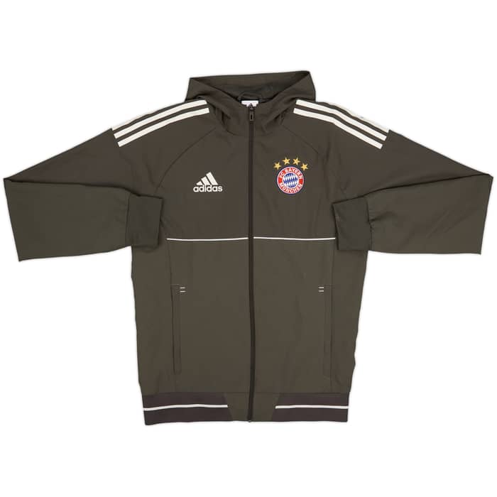 2017-18 Bayern Munich adidas CL Hooded Tracksuit - 5/10 - (S)