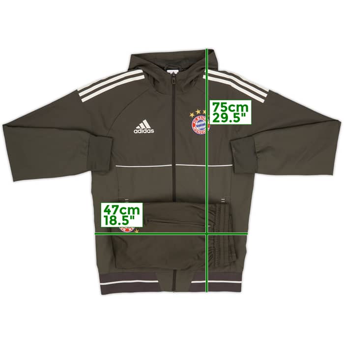 2017-18 Bayern Munich adidas CL Hooded Tracksuit - 5/10 - (S)
