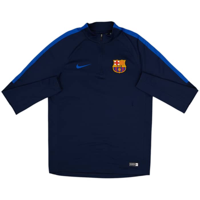 2016-17 Barcelona Nike 1/4 Zip Tracksuit - 6/10 - (M)