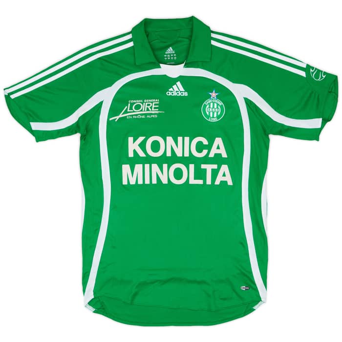 2006-07 Saint Etienne Home Shirt Gomis #18 - 7/10 - (S)