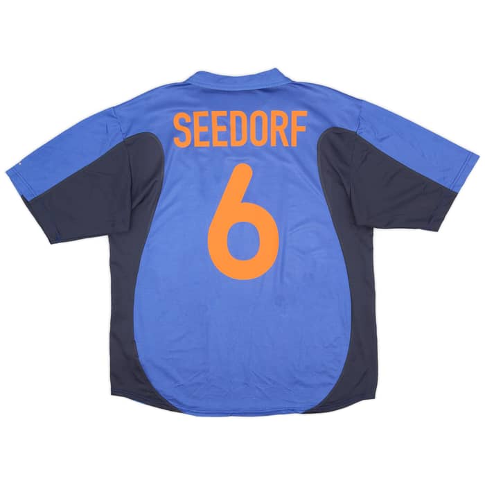 2000-02 Netherlands Away Shirt Seedorf #6 - 6/10 - (L)