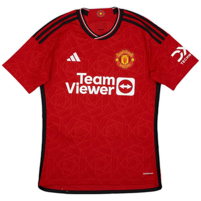 2023-24 Manchester United Home Shirt Martinez #6 - 10/10 - (S)