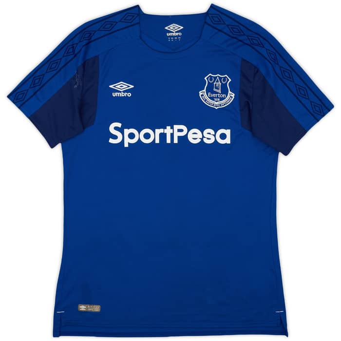 2017-18 Everton Home Shirt Baines #3 - 7/10 - (M)