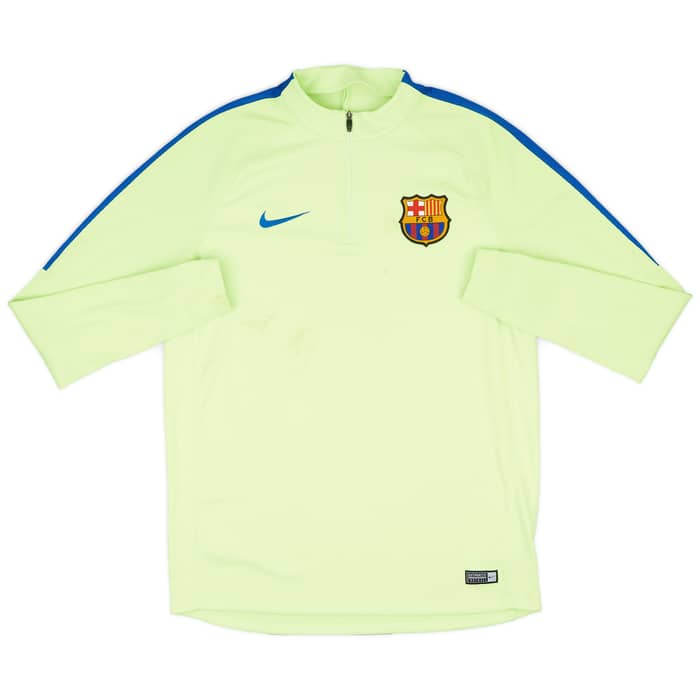 2017-18 Barcelona Nike 1/4 Zip Drill Top - 4/10 - (L)