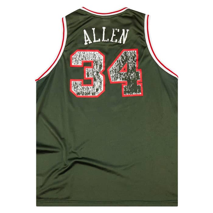 2002-03 Milwaukee Bucks Allen #34 Reebok Hardwood Classics Jersey (Away) L