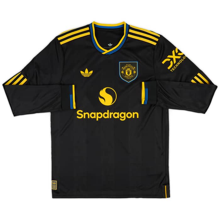 2025-26 Manchester United Authentic Third L/S Shirt Mainoo #37