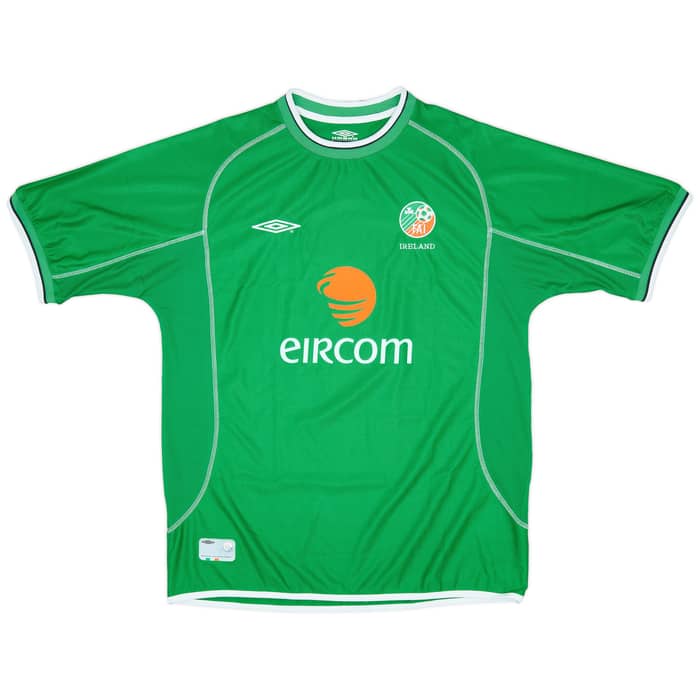2001-03 Ireland Home Shirt Keane #6
