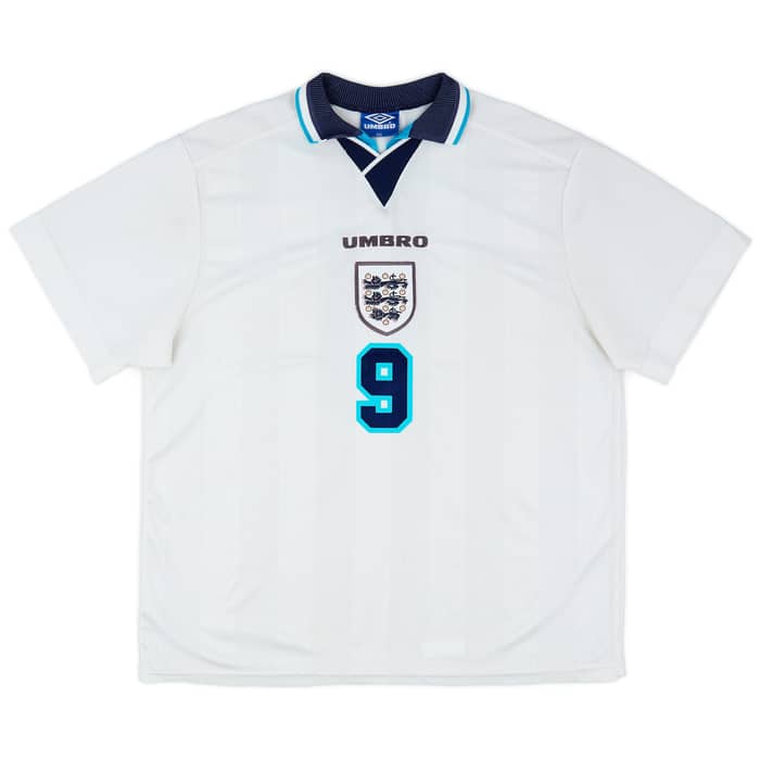 1995-97 England Home Shirt Shearer #9 - 6/10 - (XXL)