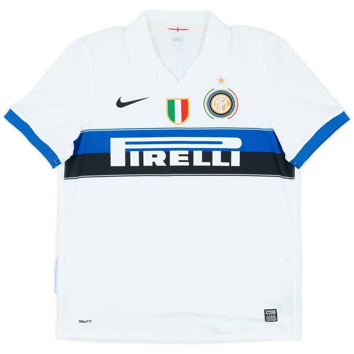 2009-10 Inter Milan Away Shirt Santon #39 - 5/10 - (L)