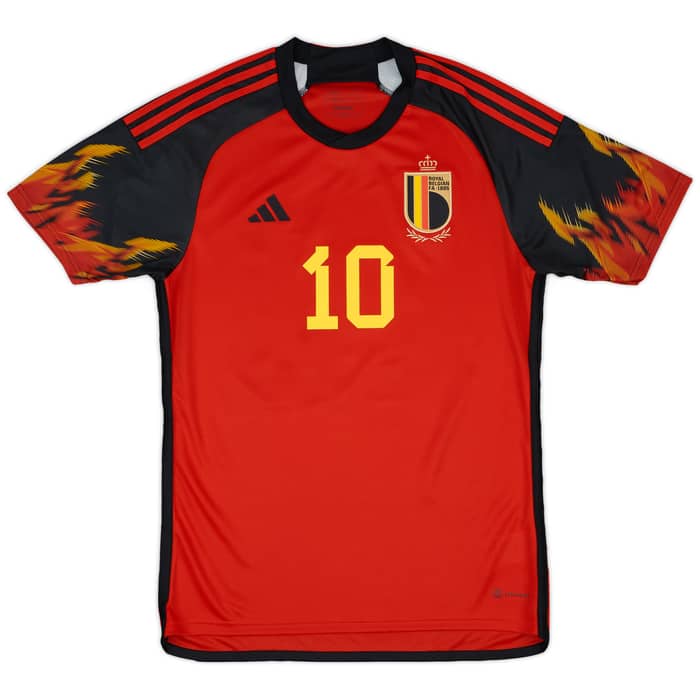 2022-23 Belgium Home Shirt E.Hazard #10