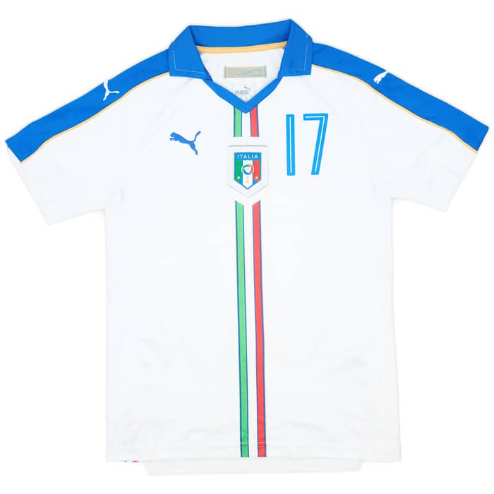 2016-17 Italy Away Shirt Eder #17 - 8/10 - (M)